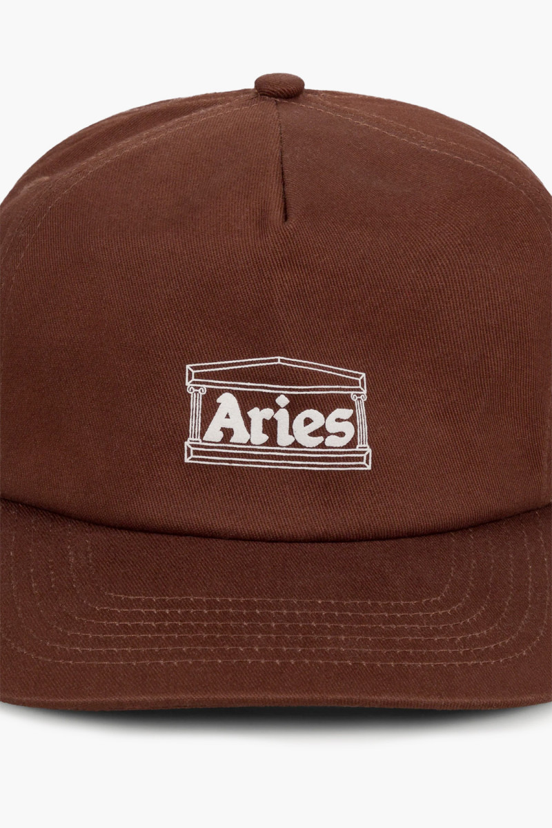 Temple cap Brown