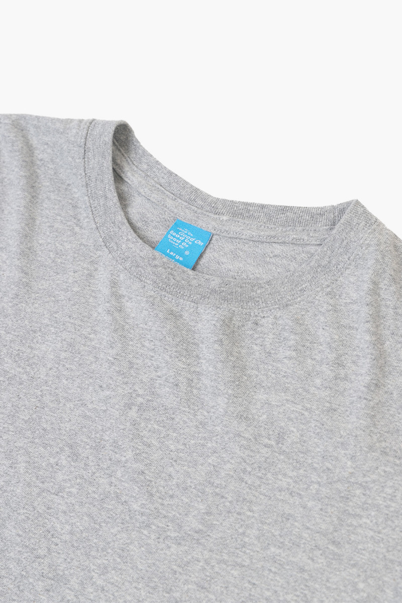 S/s crew tee Metal grey