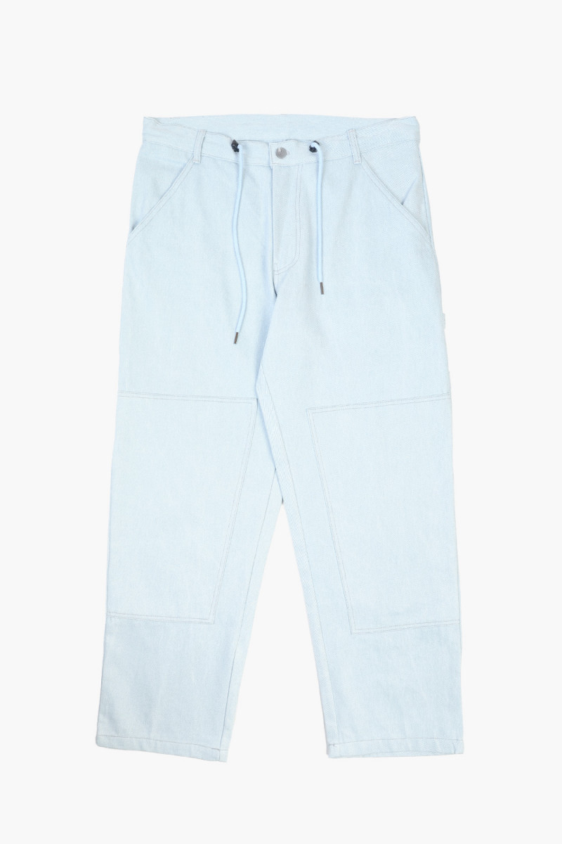Double knee work pants Light indigo