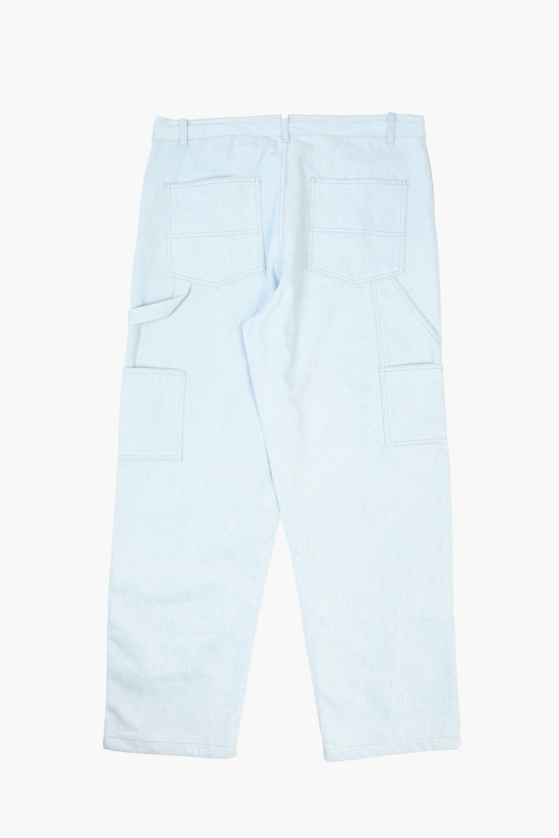 Double knee work pants Light indigo