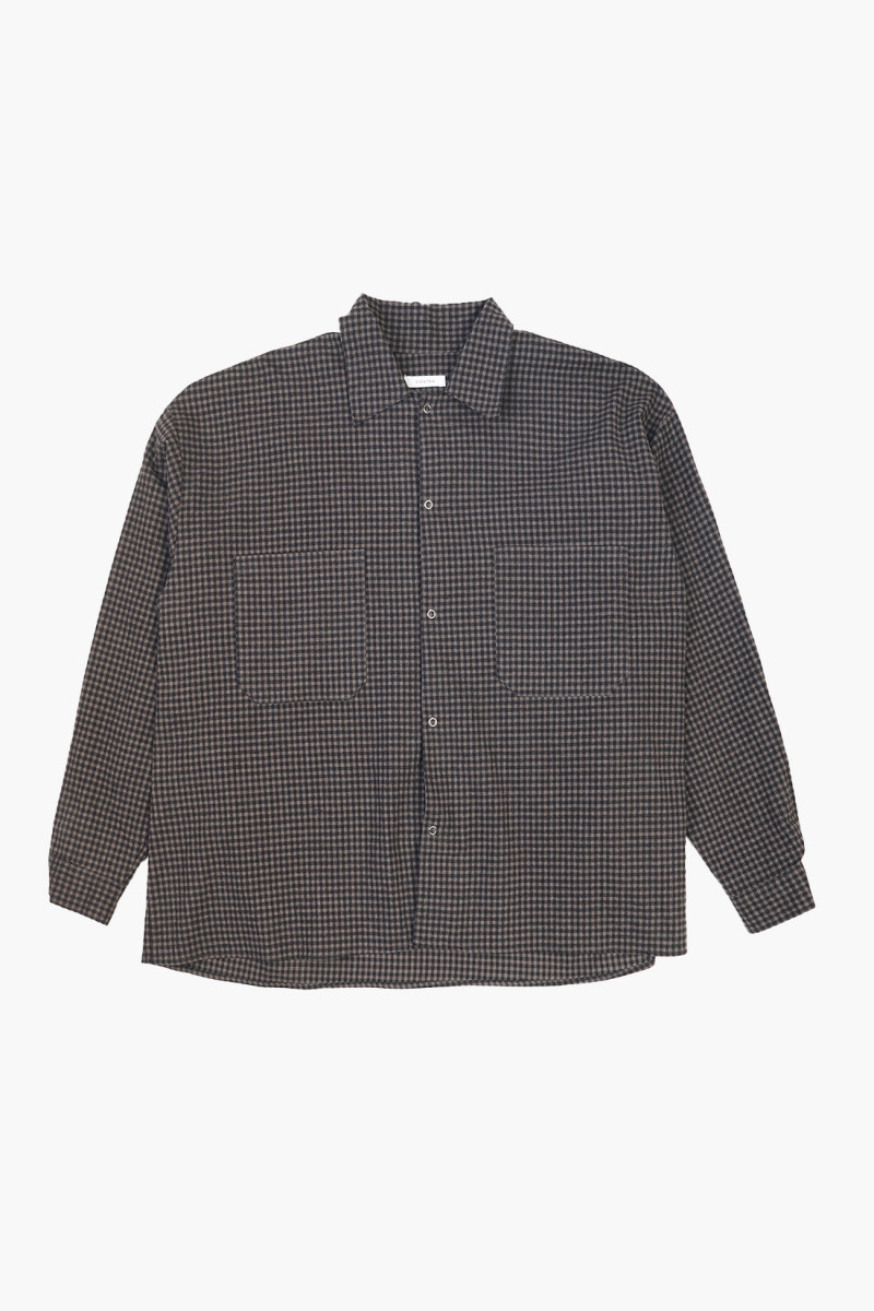 Kouri check shirt Brown