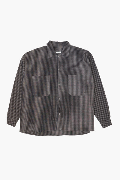 Costes Kouri check shirt Brown - GRADUATE STORE