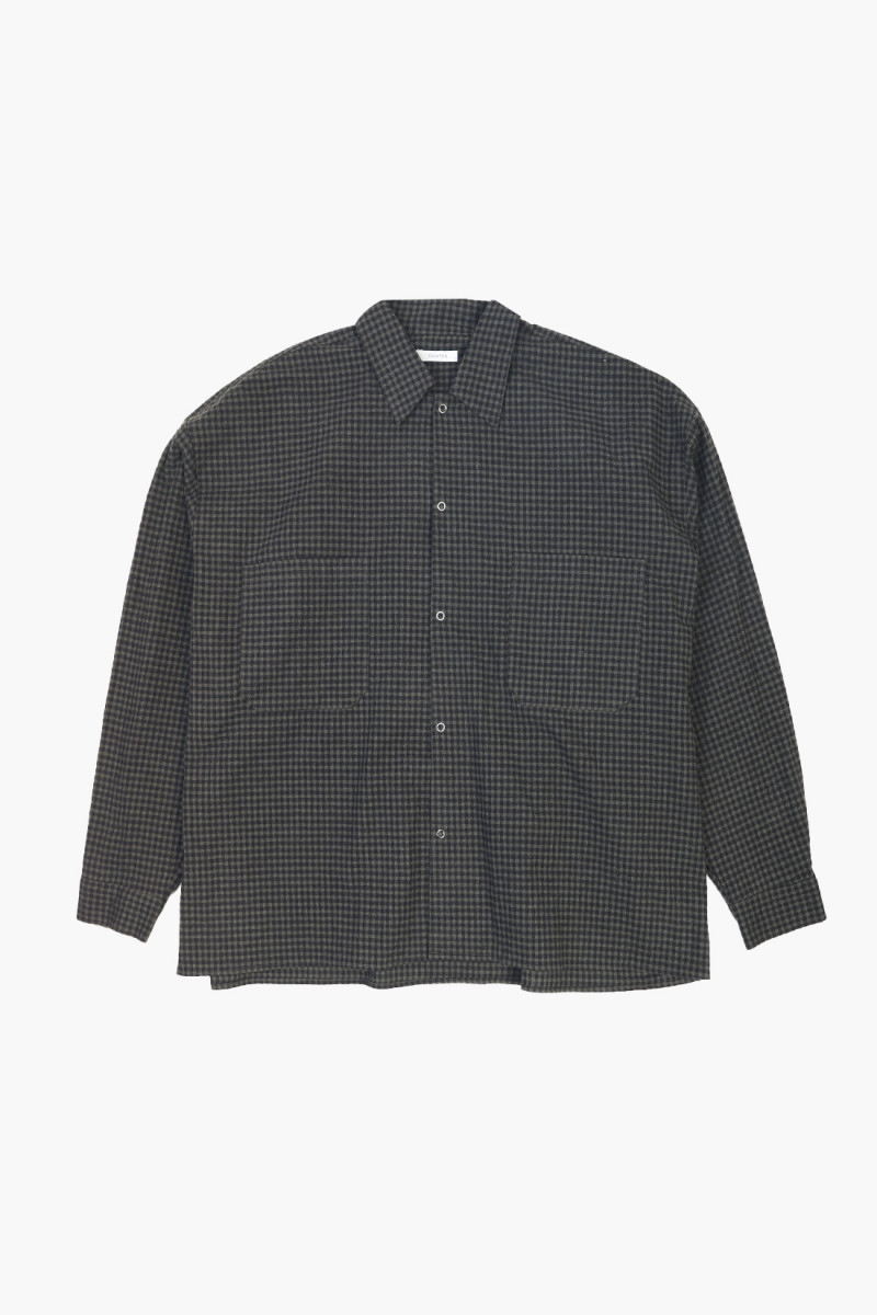 Kouri check shirt Khaki