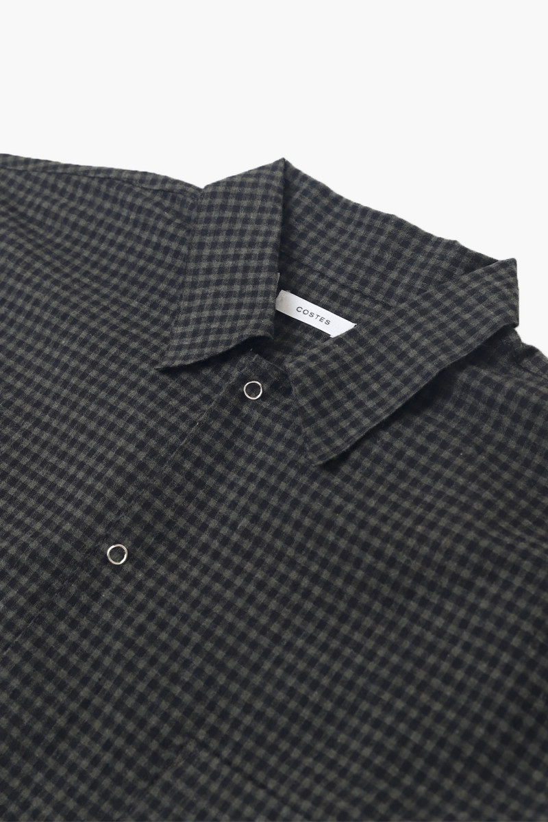 Kouri check shirt Khaki