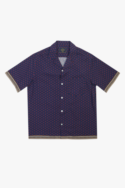 Portuguese flannel Vremon ss shirt Blue - GRADUATE STORE