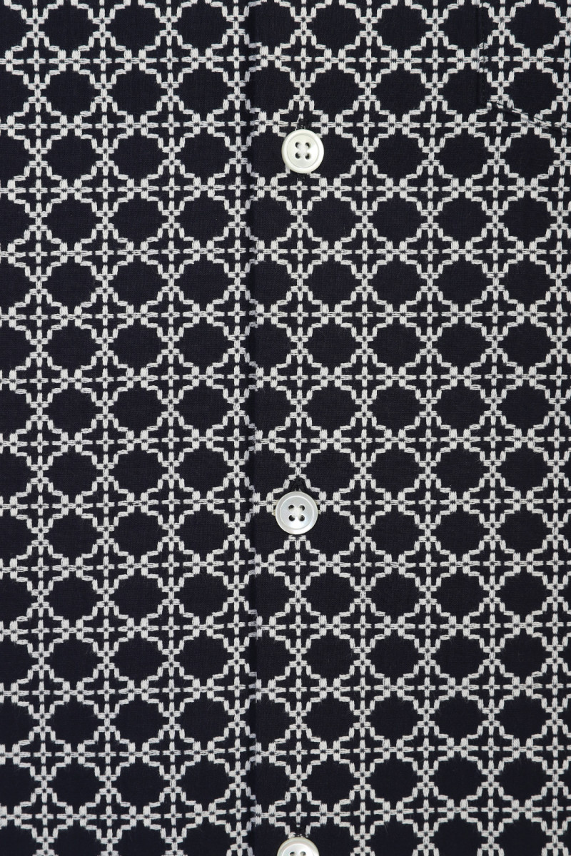 Portuguese tile ss shirt White/ navy