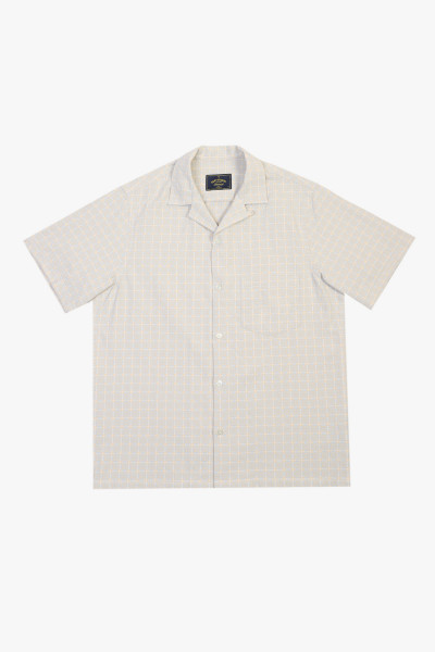 Portuguese flannel Portuguese tile ss shirt Blue/ beije - GRADUATE ...