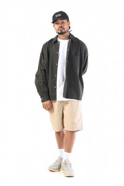 Kouri check shirt Khaki
