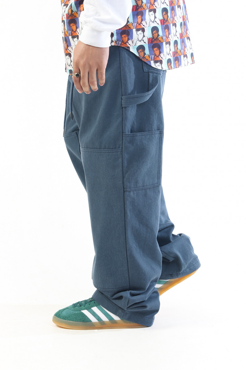 Double knee work pants Dark blue
