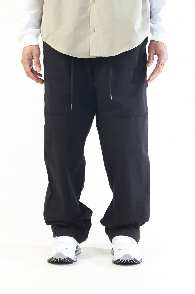 Double knee work pants Black