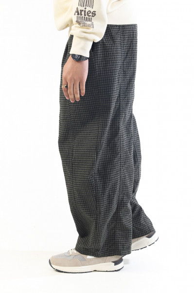 Costes Kouri check pants Khaki - GRADUATE STORE