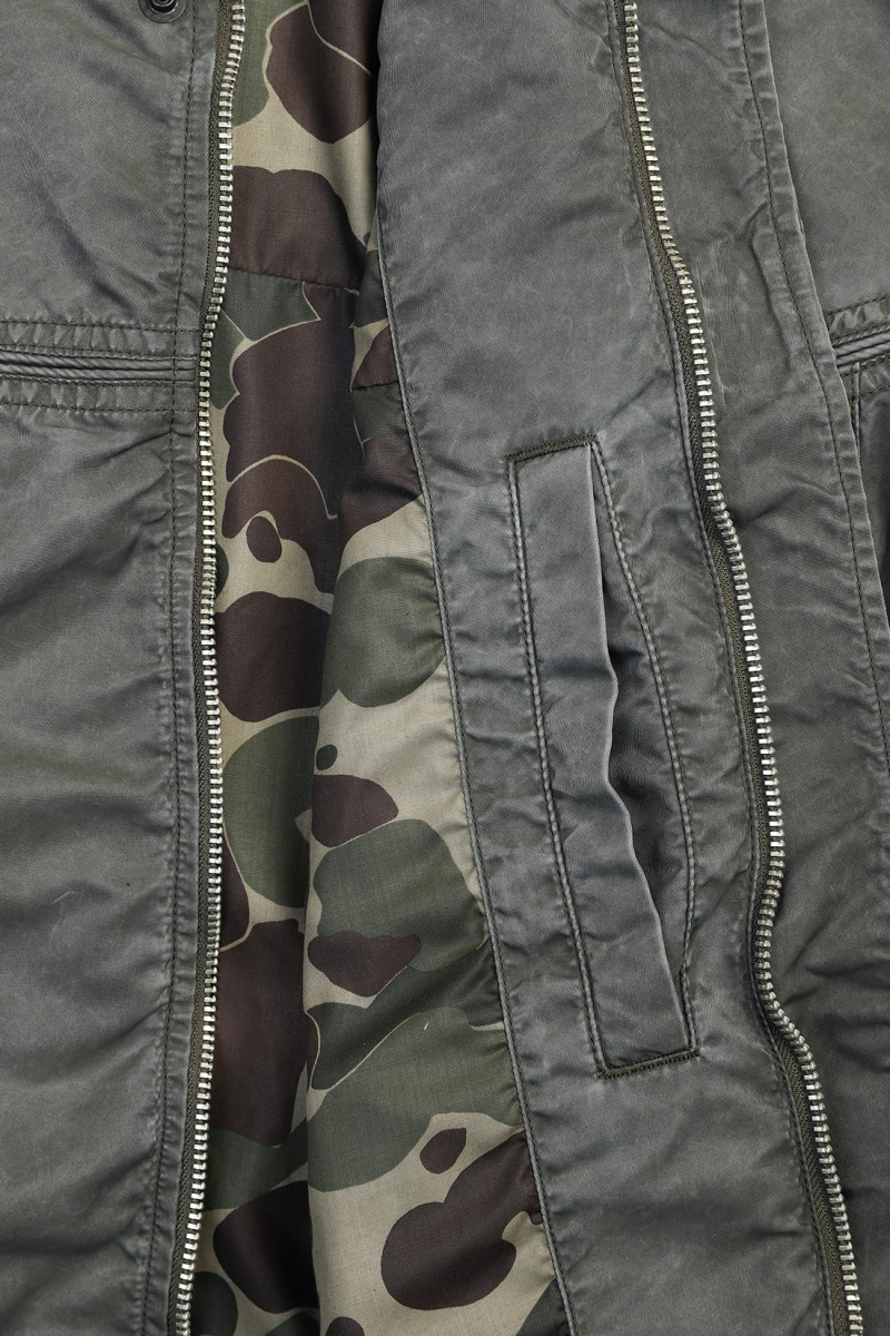 Men's jacket nylon Grey