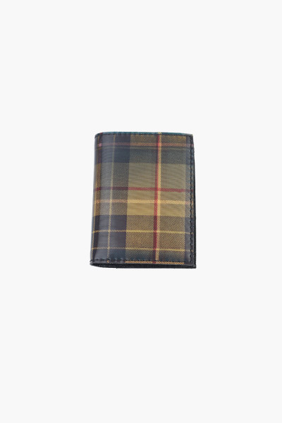 Comme des garçons wallets Cdg wallet lenticular tartan ...