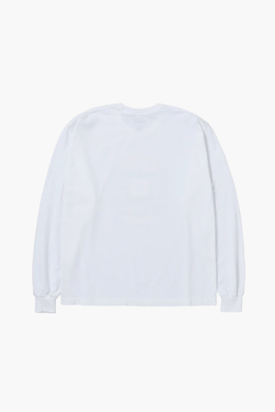 Nh. crest ls-4 tee White