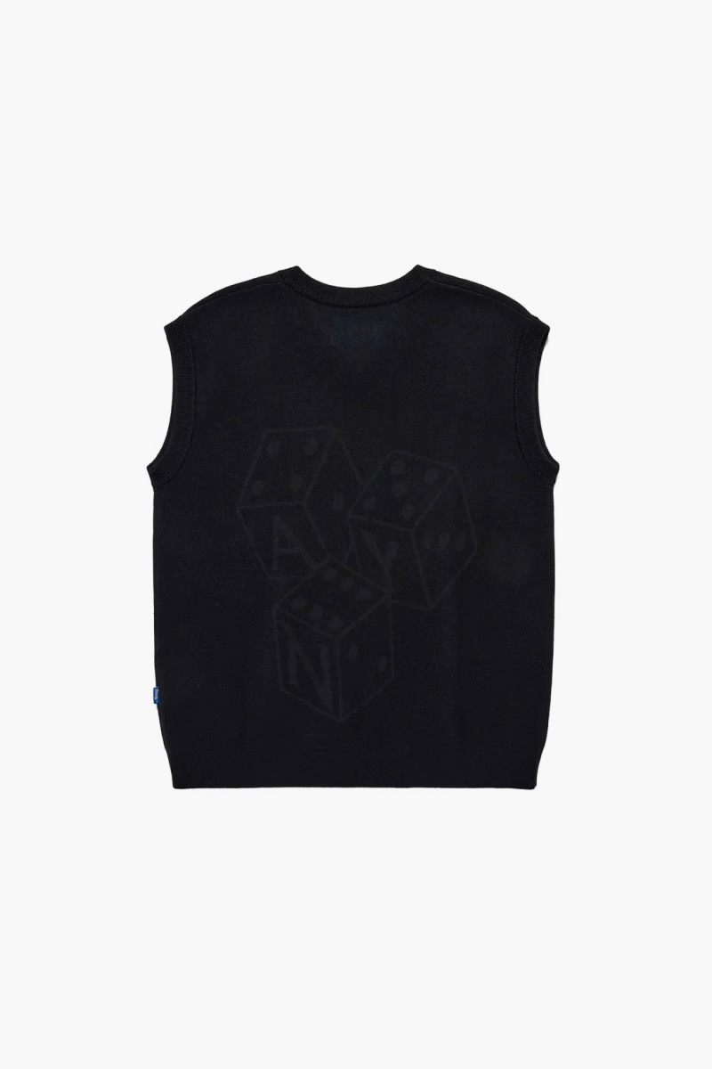 Dice vest Black