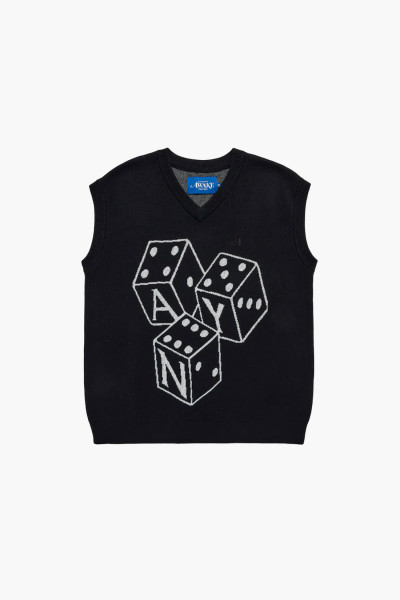 Awake ny Dice vest Black - GRADUATE STORE