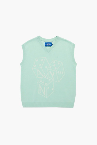 Awake ny Dice vest Mint - GRADUATE STORE