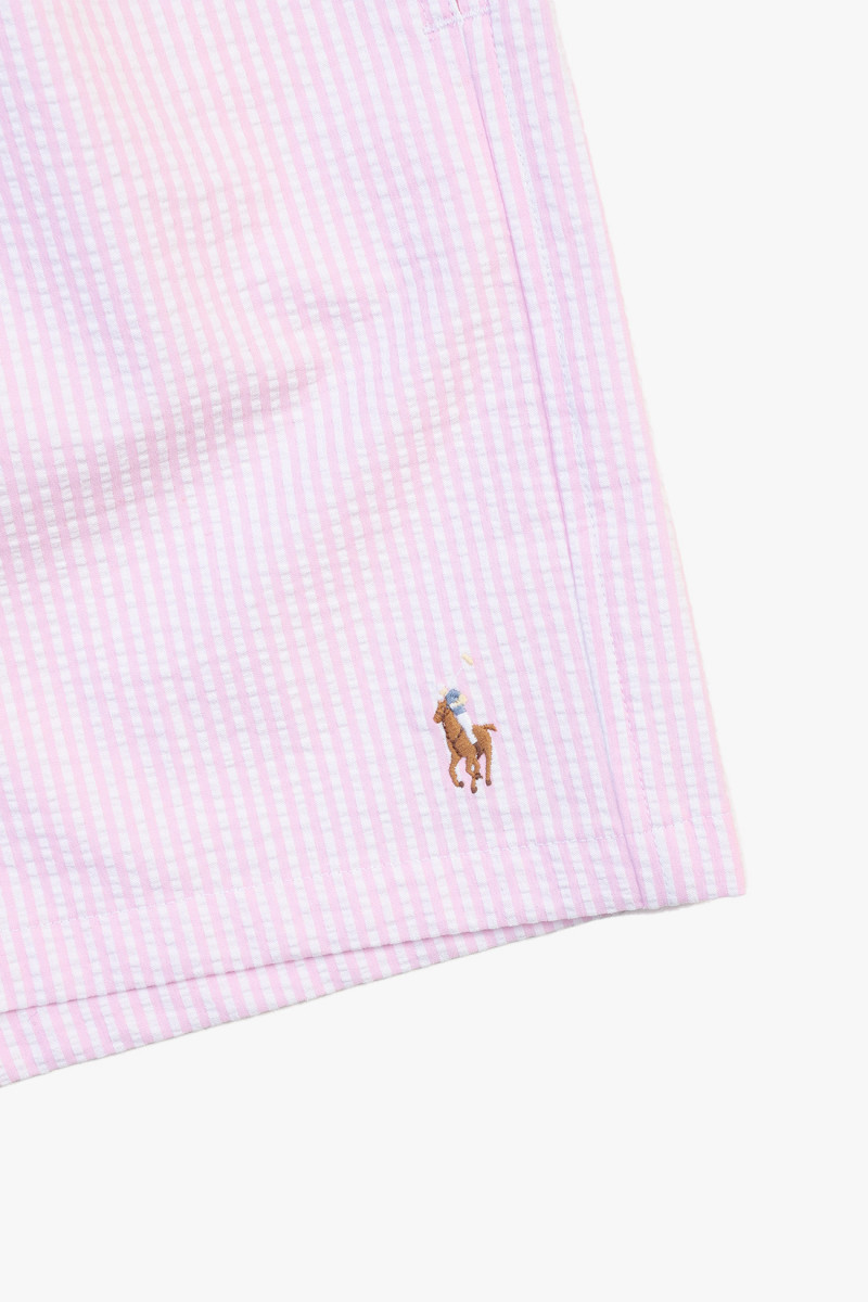 Traveler swim short seersucker Pink