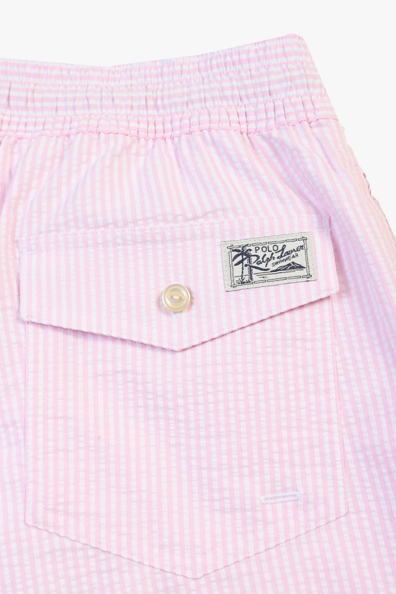 Traveler swim short seersucker Pink
