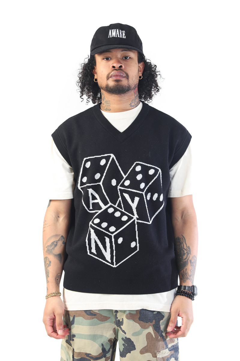 Dice vest Black