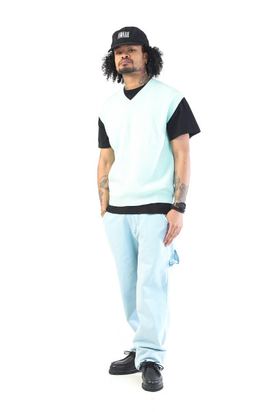 Dice vest Mint
