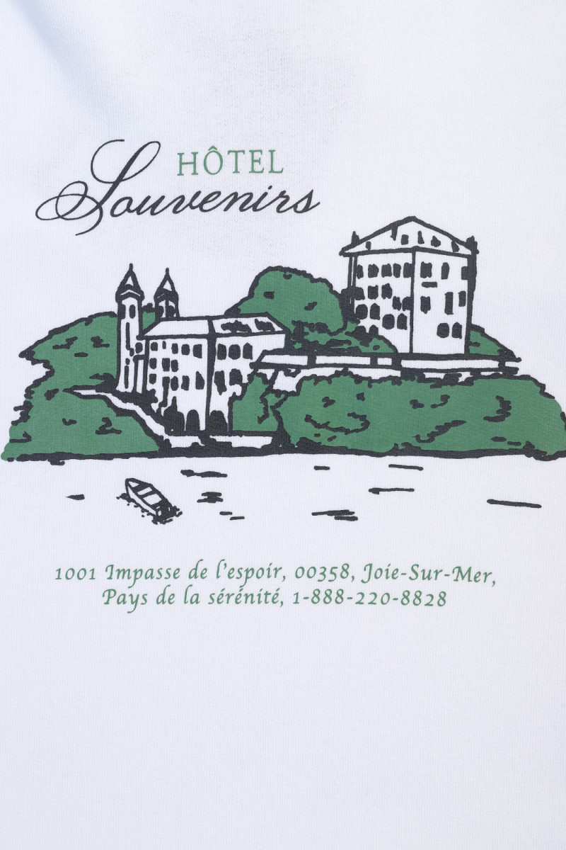 Hoodie hotel jjjjound Blanc