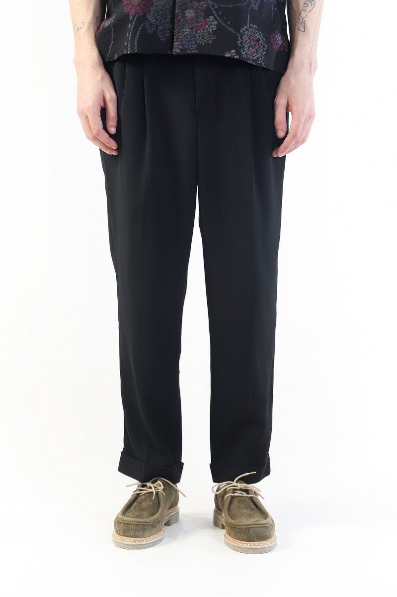 Pantalon carotte Noir