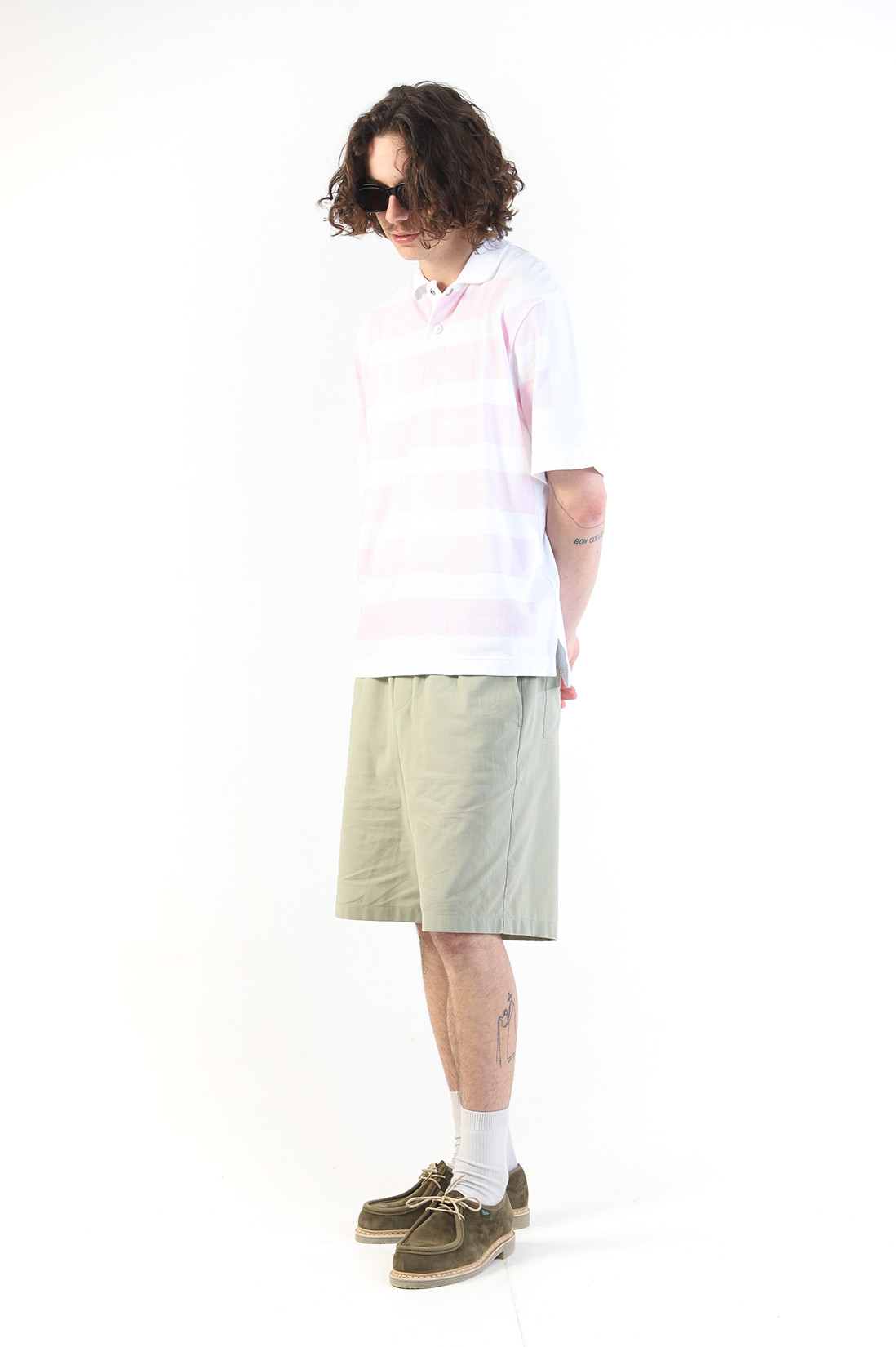 Elasticated waist bermuda Sauge
