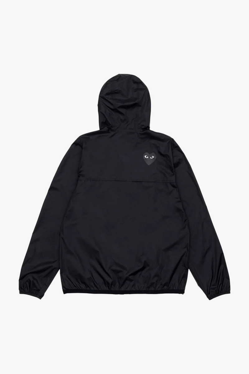 K-way hoodie zip black emblem Black