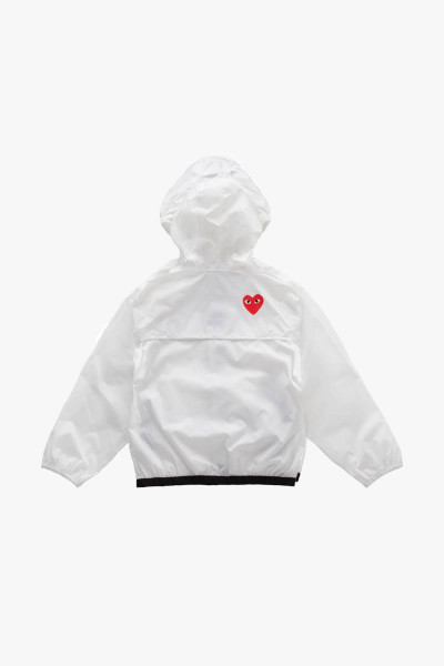 Kway x cdg K-way kids zip jacket White - GRADUATE STORE