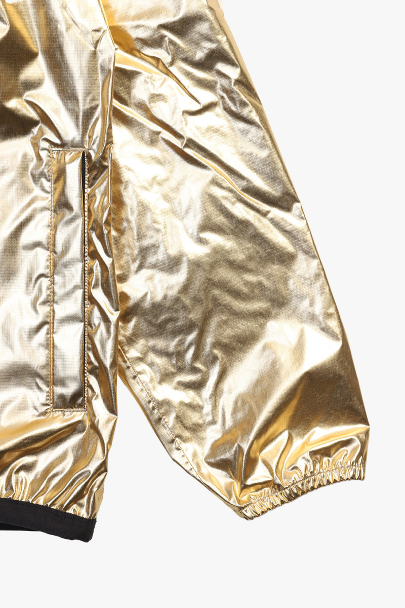 K-way hoodie zip gold emblem Gold