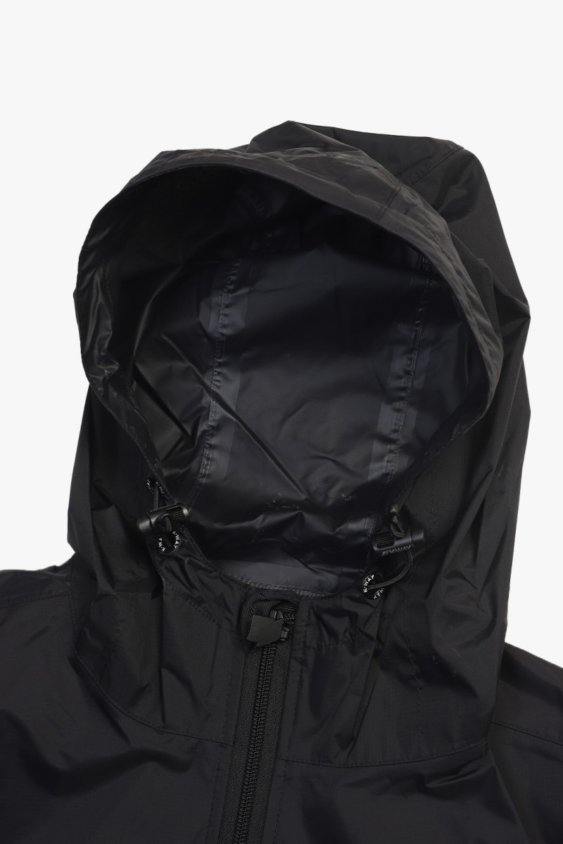 K-way hoodie zip black emblem Black