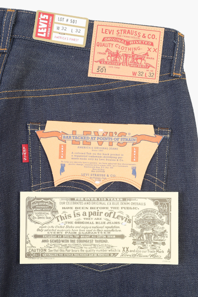 Lvc 1966 501 ® jeans dk indigo Unwashed