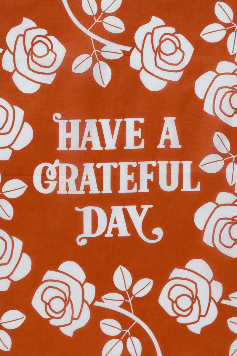 Have a grateful day bandana Orange