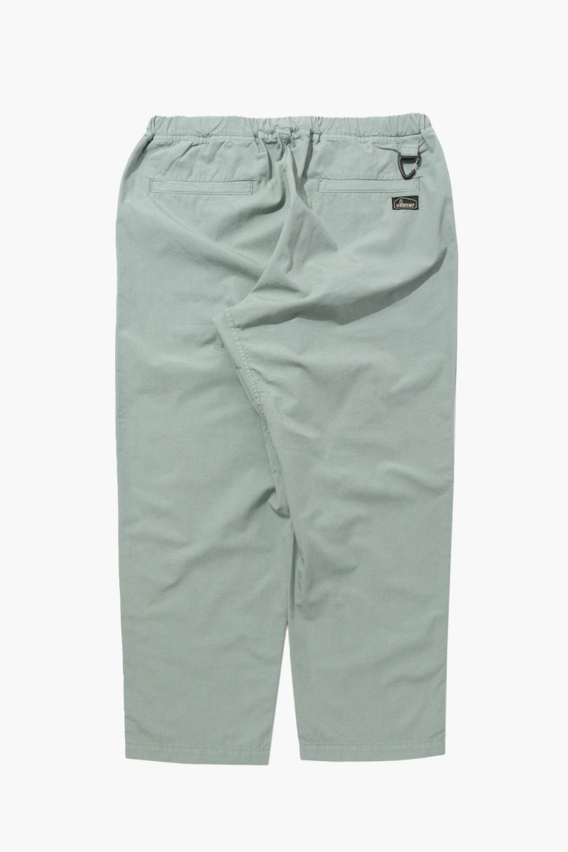 Hemp utility basic pants Sea green