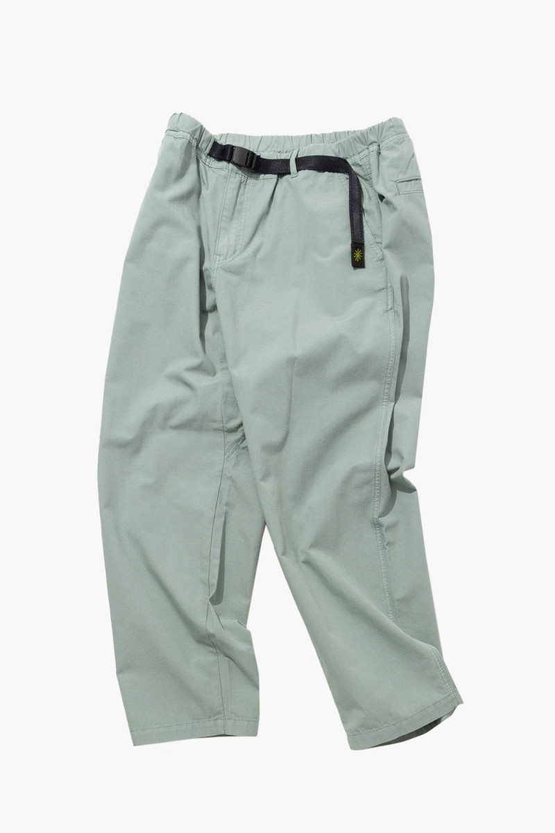 Hemp utility basic pants Sea green