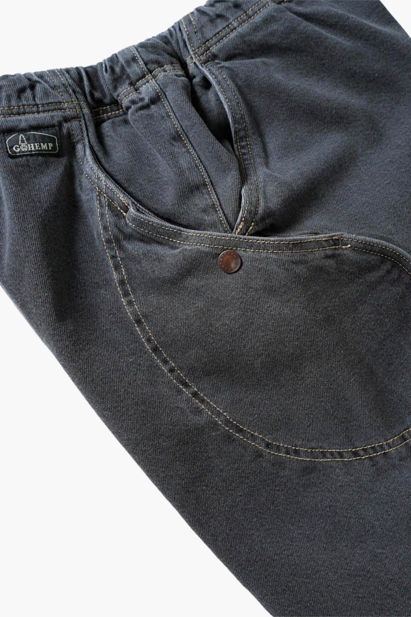 High explorer pants denim Black used wash