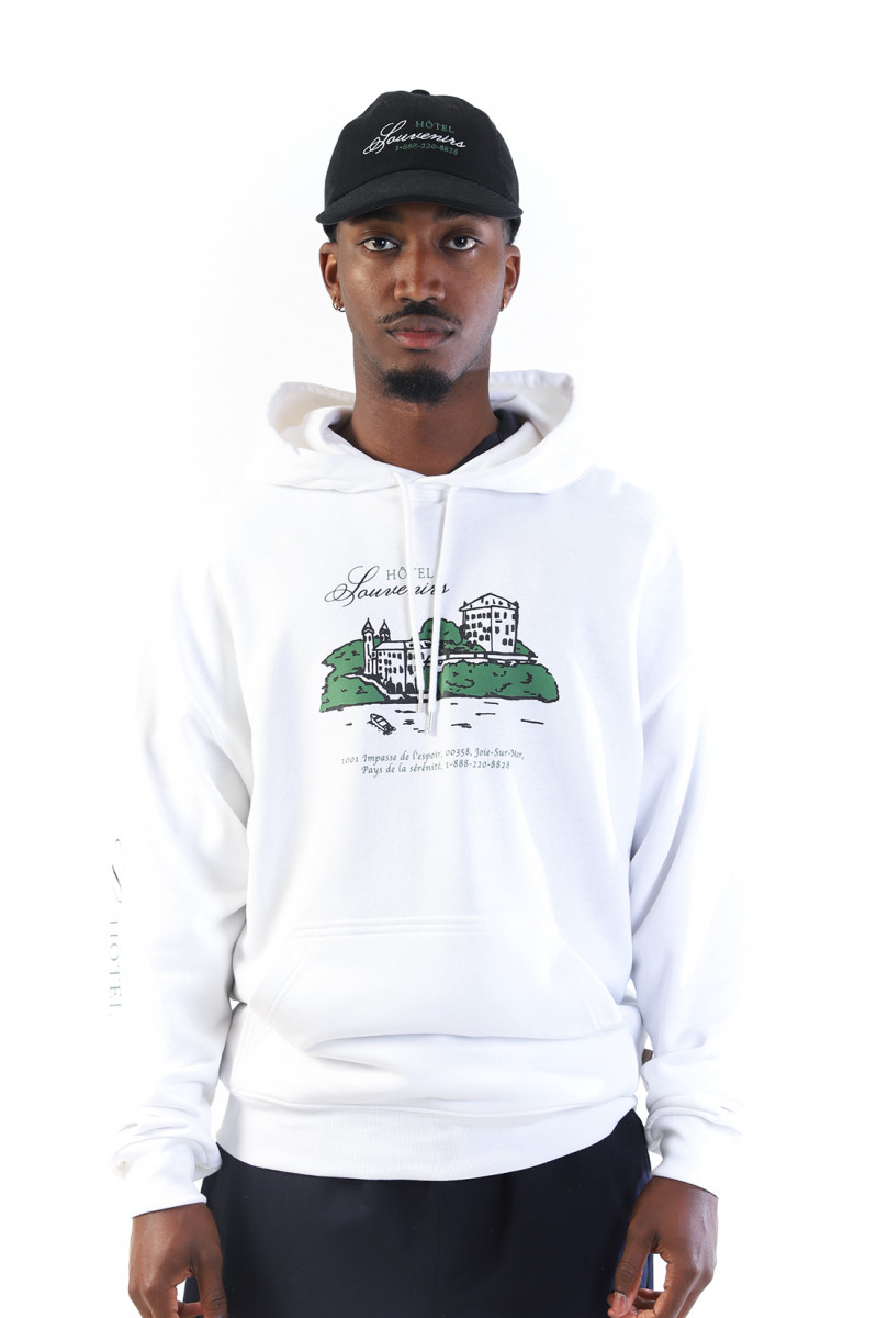 Hoodie hotel jjjjound Blanc