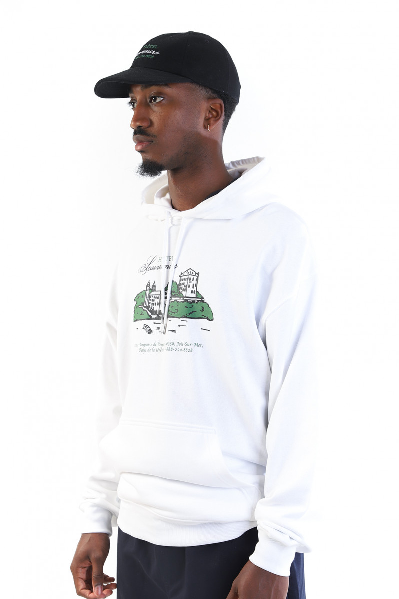 Hoodie hotel jjjjound Blanc