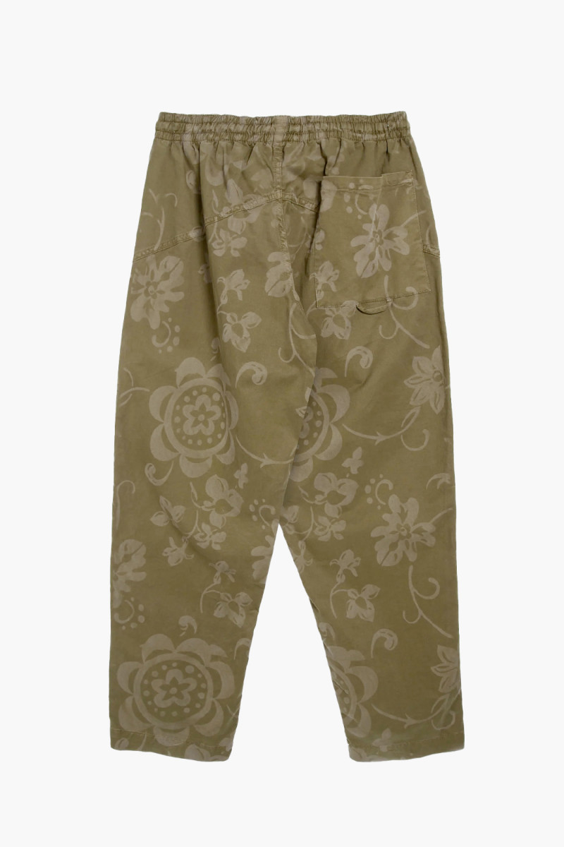 Alva skate trouser Olive floral