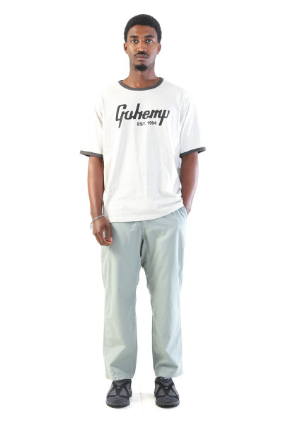 Hemp utility basic pants Sea green