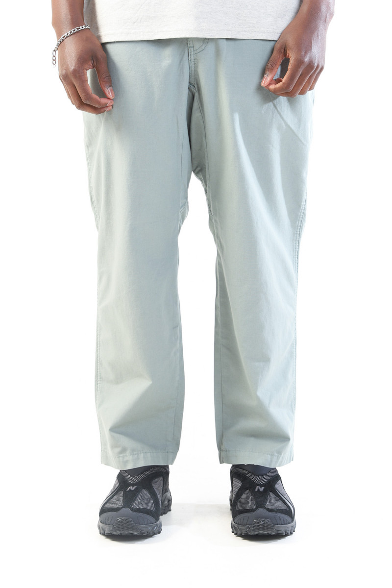 Hemp utility basic pants Sea green