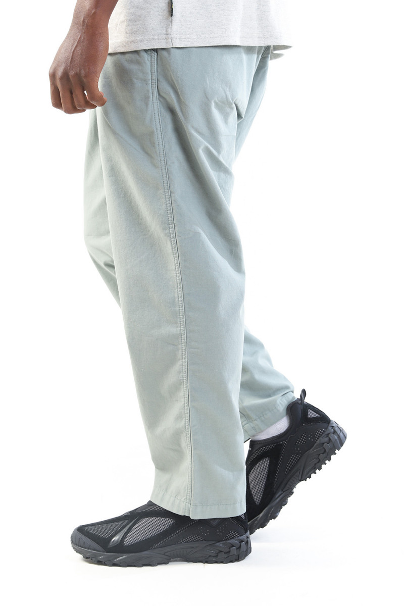 Hemp utility basic pants Sea green