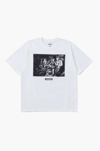 Neighborhood Nh x osamu nagahama tee ss-2 White - GRADUATE STORE