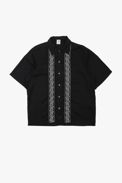 Polar skate co. Bowling shirt Black/white - GRADUATE STORE