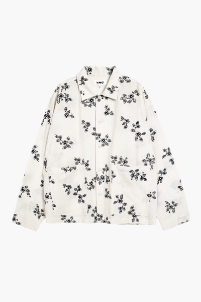 Ymc Pj shirt Ecru/navy - GRADUATE STORE