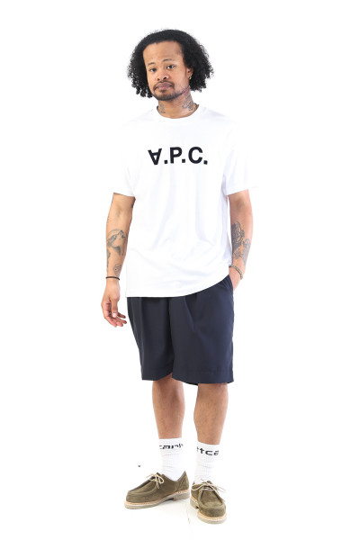 T-shirt standard grand vpc Blanc/ navy