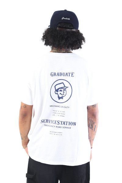 Graduate Fuel tee White - GRADUATE STORE