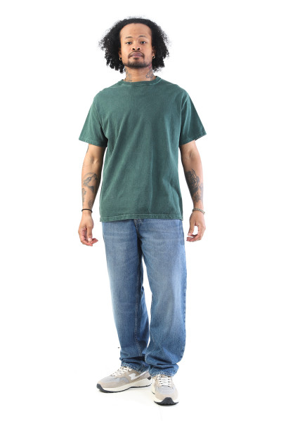 S/s crew tee P-dk green