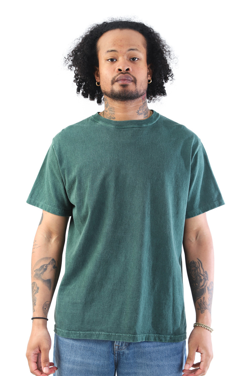 S/s crew tee P-dk green